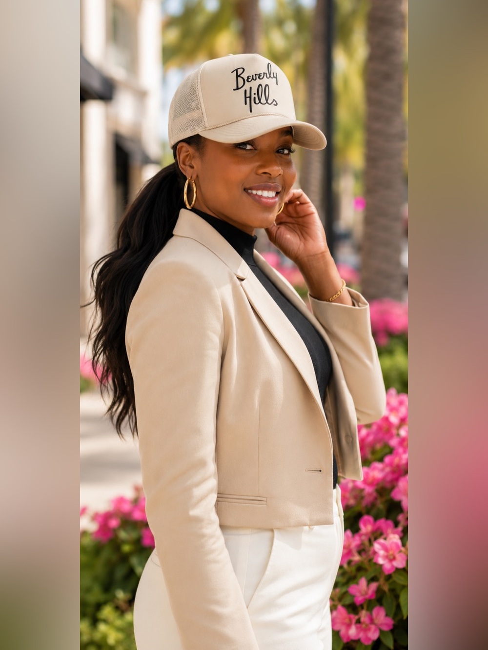 Beverly Hills Baddie Trucker Hat